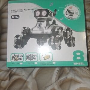R/C Eight-Wheel All-Round Robotic Dog - Silver